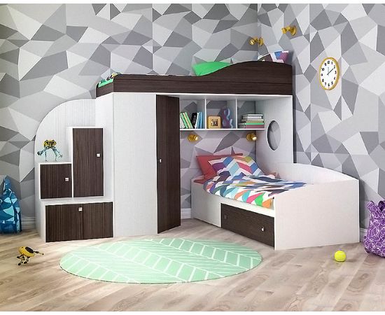 Двухъярусная кровать Кадет-2, КОД:ЯКД22, images №1, magsale.ru