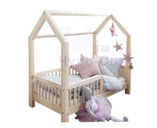 Детская кровать домик из массива сосны Мауси, КОД:VTS3162, images №2, magsale.ru