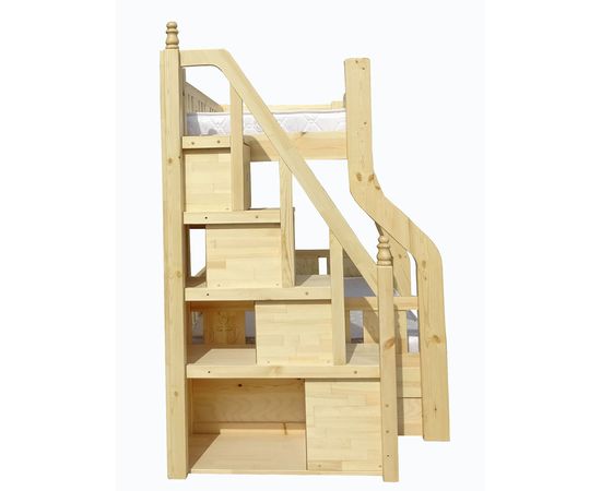 Двухъярусная кровать из сосны с полкой Веста, КОД:33990, images №3, magsale.ru Двухъярусная кровать из сосны с полкой Веста, КОД:33990, images №3, magsale.ru