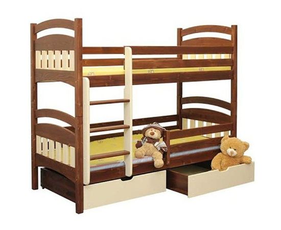 Двухъярусная кровать из сосны Стелла Плюс, КОД:VMK272, images №1, magsale.ru