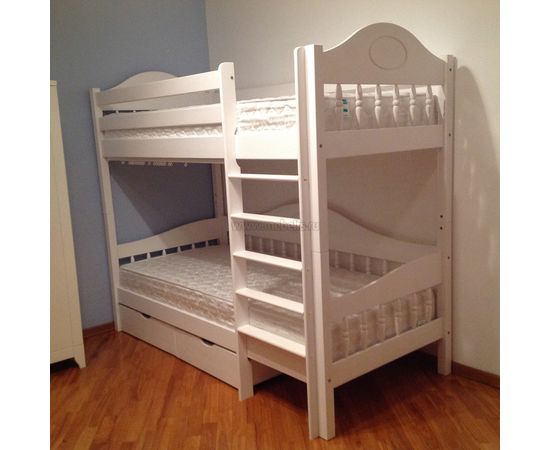 Двухъярусная кровать из массива дерева Фрея-3 (F3), КОД:VMK302, images №5, magsale.ru