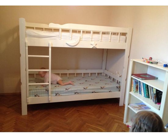 Двухъярусная кровать из массива сосны Штиль, КОД:VMK318, images №6, magsale.ru Двухъярусная кровать из массива сосны Штиль, КОД:VMK318, images №6, magsale.ru