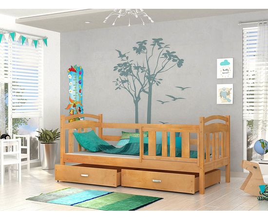 Детская кровать из массива сосны Скаут-5, КОД:VTS3138, images №3, magsale.ru