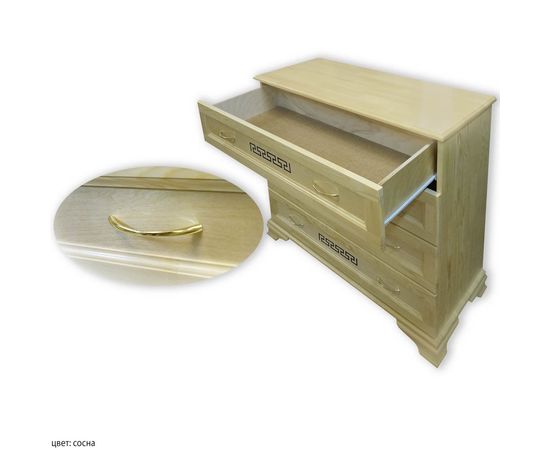 Комод из массива сосны Авизия 0.4, КОД:SH74887704, images №8, magsale.ru