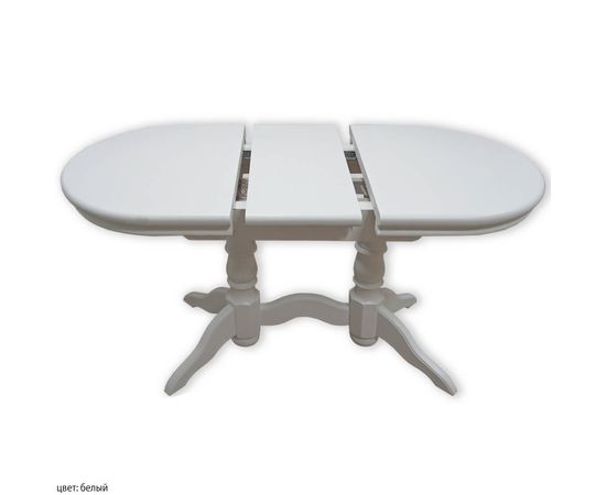 Раздвижной стол из массива Джонатан-2, КОД:SH74888668, images №4, magsale.ru