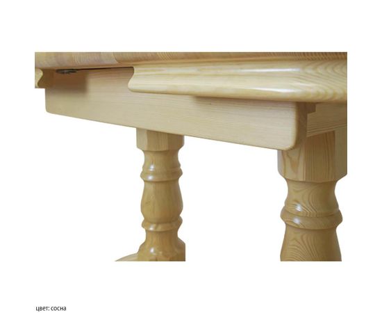 Раздвижной стол из массива Джонатан-2, КОД:SH74888668, images №10, magsale.ru