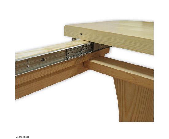 Раздвижной стол Милвертон из массива сосны, КОД:SH74887760, images №7, magsale.ru