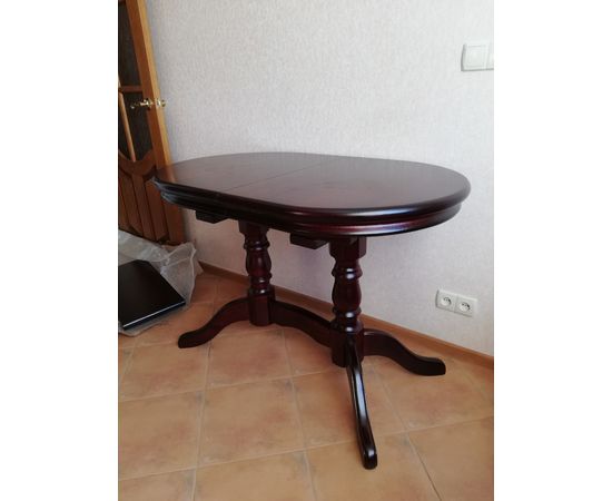 Раздвижной стол из массива Джонатан-2, КОД:SH74888668, images №13, magsale.ru