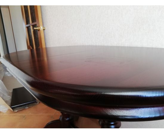 Раздвижной стол из массива Джонатан-2, КОД:SH74888668, images №16, magsale.ru