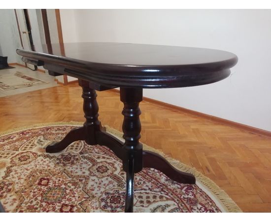 Раздвижной стол из массива Джонатан-2, КОД:SH74888668, images №17, magsale.ru