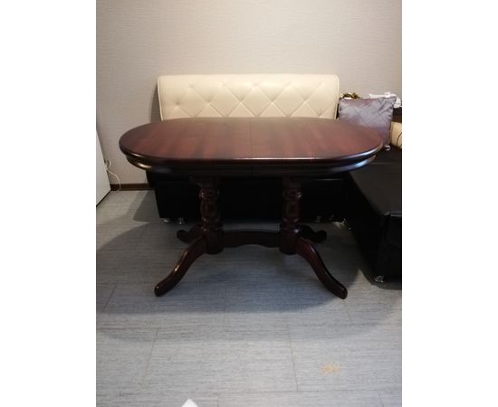 Раздвижной стол из массива Джонатан-2, КОД:SH74888668, images №20, magsale.ru