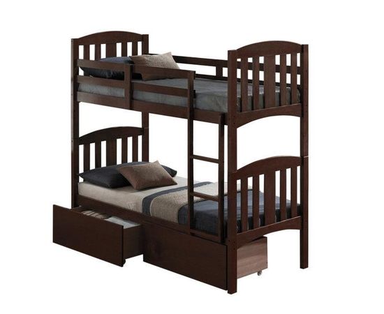 Двухъярусная кровать из массива Мирослава, КОД:VMK294, images №1, magsale.ru