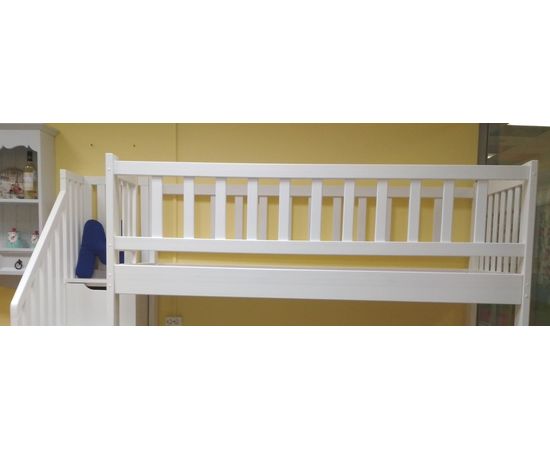 Кровать-чердак  из сосны Артек (со столом и полкой), КОД:33998-2, images №4, magsale.ru