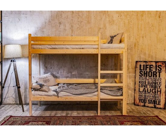 Двухъярусная кровать из массива Дональд, КОД:GM3478, images №7, magsale.ru