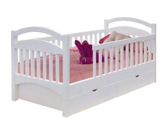 Детская кровать с ящиками из сосны Карина, КОД:33323, images №1, magsale.ru