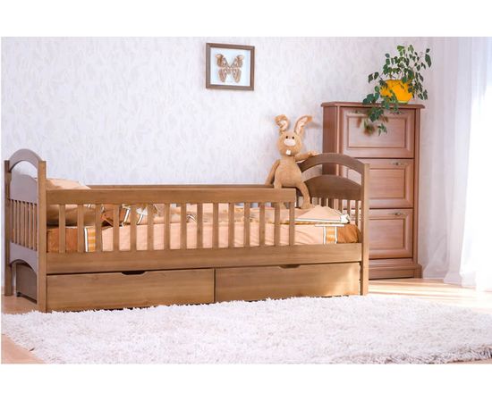 Детская кровать с ящиками из сосны Карина, КОД:33323, images №3, magsale.ru