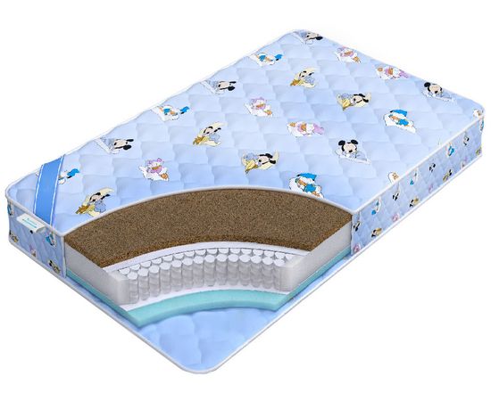 Детский ортопедический матрас Мишка трикотаж, КОД:LO002, images №1, magsale.ru