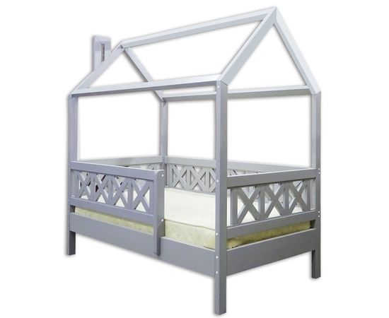 Детская кровать домик из массива Прованс, КОД:332011, images №1, magsale.ru