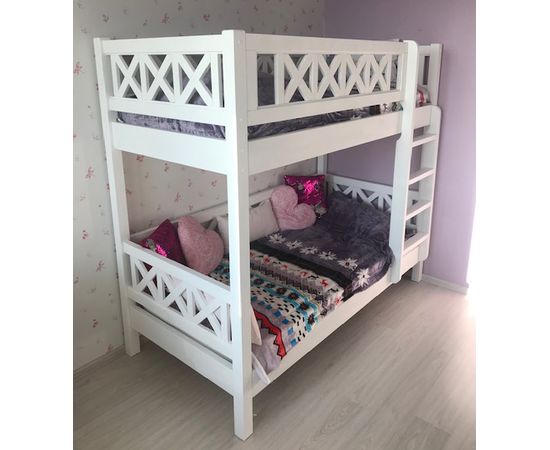 Двухъярусная кровать из массива Кантри-2 с ящиками (Прованс), КОД:339991, images №3, magsale.ru Двухъярусная кровать из массива Кантри-2 с ящиками (Прованс), КОД:339991, images №3, magsale.ru