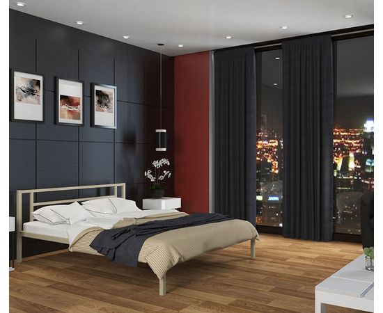 Двуспальная металлическая кровать Титан, КОД:4S-TI-160, images №2, magsale.ru