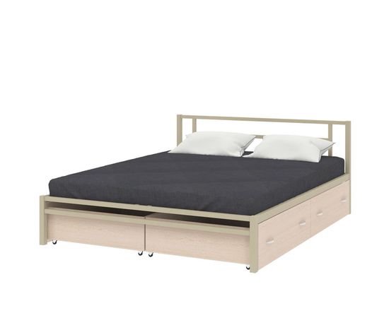 Двуспальная металлическая кровать Титан, КОД:4S-TI-160, images №9, magsale.ru