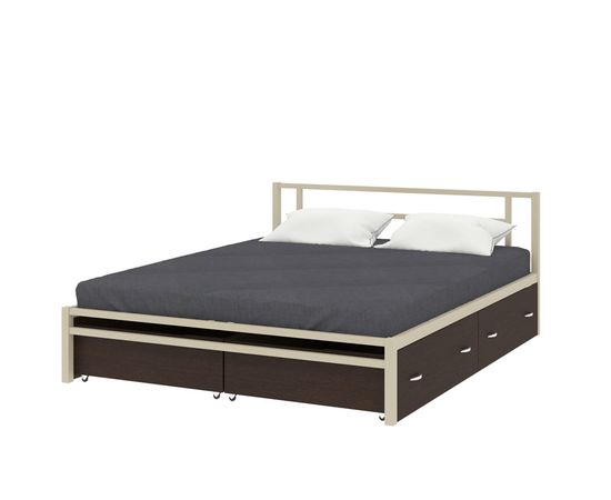 Двуспальная металлическая кровать Титан, КОД:4S-TI-160, images №11, magsale.ru