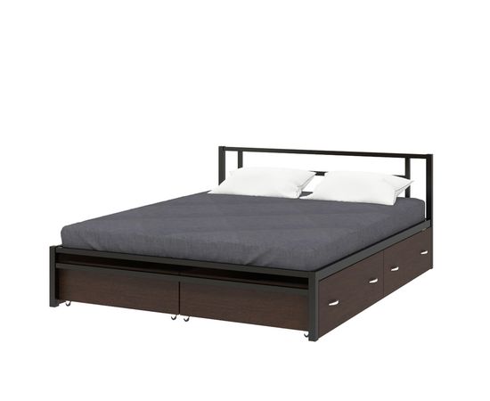 Двуспальная металлическая кровать Титан, КОД:4S-TI-160, images №6, magsale.ru