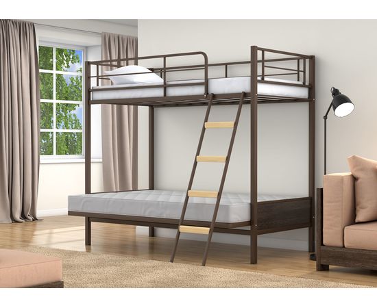 Двухъярусная кровать с диваном Дакар-2, КОД:4s-dak2, images №12, magsale.ru