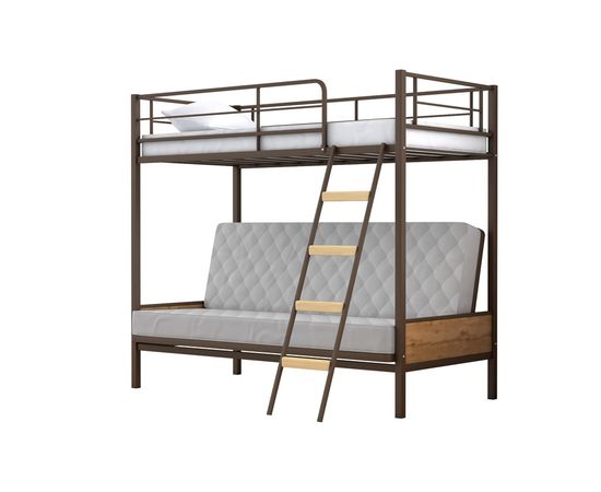 Двухъярусная кровать с диваном Дакар-2, КОД:4s-dak2, images №4, magsale.ru