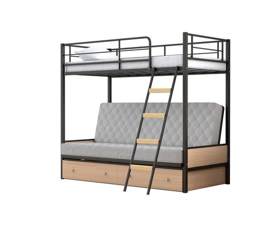 Двухъярусная кровать с диваном Дакар-2, КОД:4s-dak2, images №8, magsale.ru