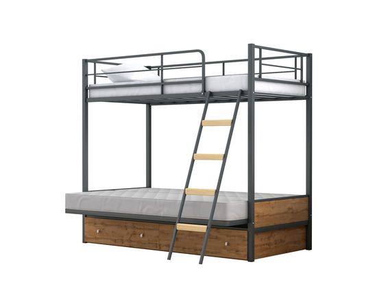 Двухъярусная кровать с диваном Дакар-2, КОД:4s-dak2, images №9, magsale.ru