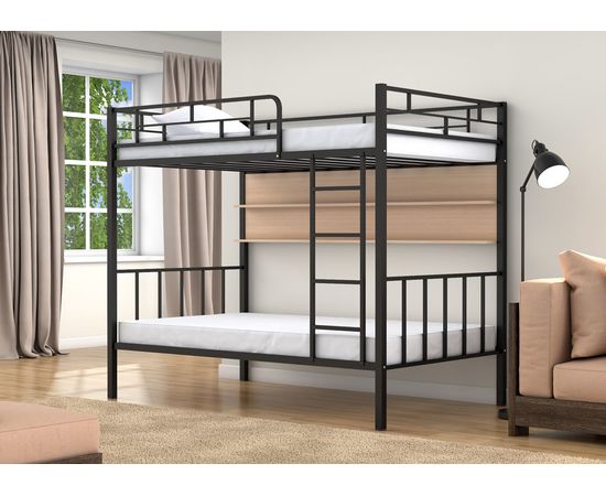 Двухъярусная кровать Валенсия-120 с полкой, КОД:4s-va120/p, images №7, magsale.ru Двухъярусная кровать Валенсия-120 с полкой, КОД:4s-va120/p, images №7, magsale.ru