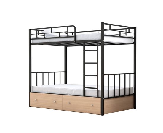 Двухъярусная кровать Валенсия-120 с ящиками, КОД:4s-va120/y, images №4, magsale.ru