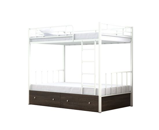 Двухъярусная кровать Валенсия-120 с ящиками, КОД:4s-va120/y, images №5, magsale.ru
