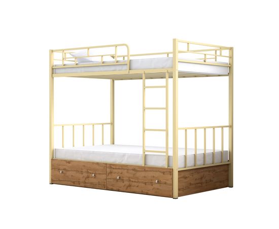 Двухъярусная кровать Валенсия-120 с ящиками, КОД:4s-va120/y, images №6, magsale.ru