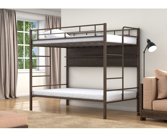 Двухъярусная кровать Валенсия Твист-120 с полкой, КОД:4s-vat120/p, images №9, magsale.ru