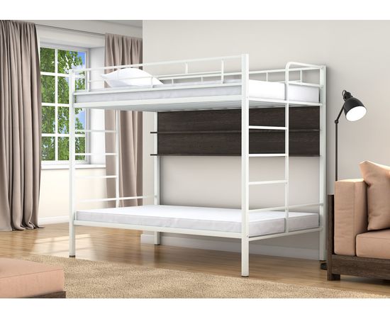 Двухъярусная кровать Валенсия Твист-120 с полкой, КОД:4s-vat120/p, images №10, magsale.ru