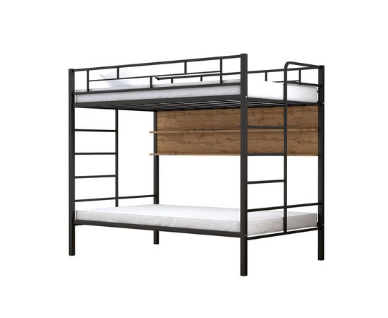 Двухъярусная кровать Валенсия Твист-120 с полкой, КОД:4s-vat120/p, images №4, magsale.ru