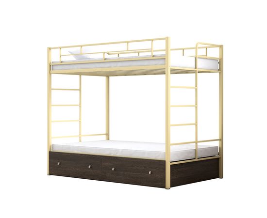 Двухъярусная кровать Валенсия Твист-120 с ящиками, КОД:4s-vat120/y, images №2, magsale.ru