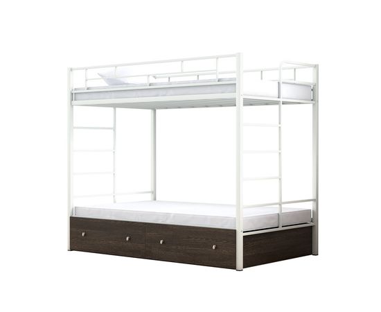 Двухъярусная кровать Валенсия Твист-120 с ящиками, КОД:4s-vat120/y, images №3, magsale.ru