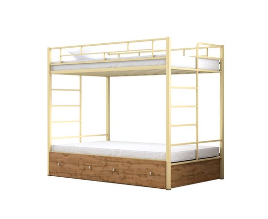 Двухъярусная кровать Валенсия Твист-120 с ящиками, КОД:4s-vat120/y, images №5, magsale.ru