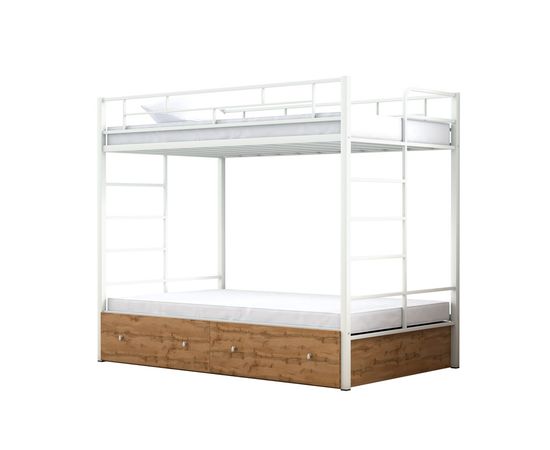 Двухъярусная кровать Валенсия Твист-120 с ящиками, КОД:4s-vat120/y, images №6, magsale.ru