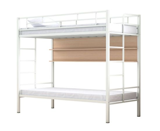 Двухъярусная кровать Валенсия Твист с полкой, КОД:4s-vat/p, images №1, magsale.ru