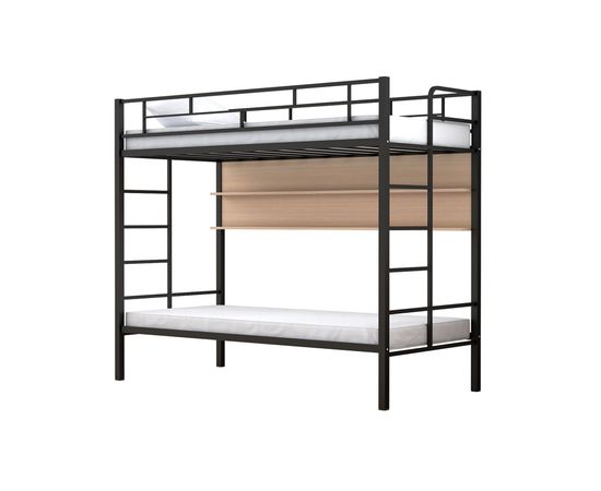 Двухъярусная кровать Валенсия Твист с полкой, КОД:4s-vat/p, images №4, magsale.ru