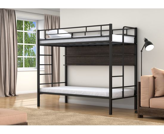 Двухъярусная кровать Валенсия Твист с полкой, КОД:4s-vat/p, images №13, magsale.ru