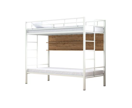 Двухъярусная кровать Валенсия Твист с полкой, КОД:4s-vat/p, images №7, magsale.ru