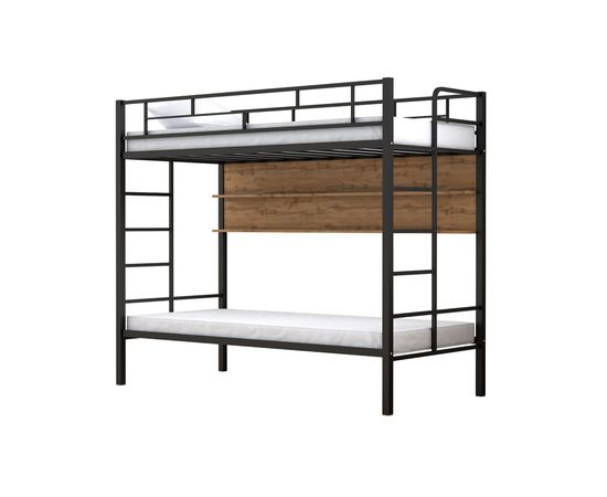 Двухъярусная кровать Валенсия Твист с полкой, КОД:4s-vat/p, images №8, magsale.ru