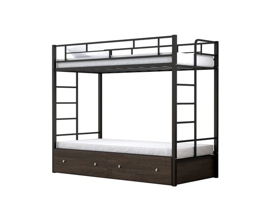 Двухъярусная кровать Валенсия Твист с ящиками, КОД:4s-vat/y, images №15, magsale.ru