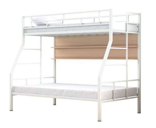 Двухъярусная металлическая кровать Раута Твист с полкой, КОД:4s-rat/p, images №1, magsale.ru Двухъярусная металлическая кровать Раута Твист с полкой, КОД:4s-rat/p, images №1, magsale.ru