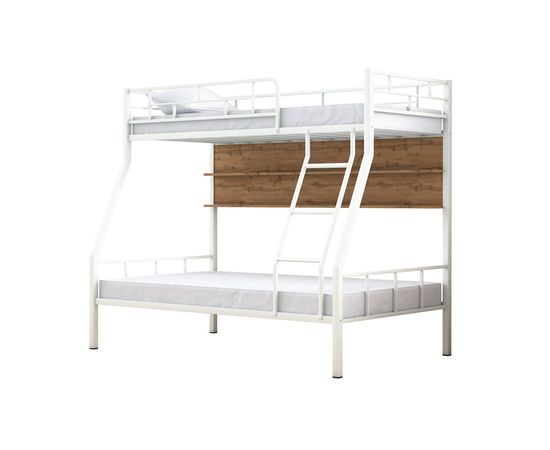 Двухъярусная металлическая кровать Раута с полкой, КОД:4s-ra/p, images №16, magsale.ru